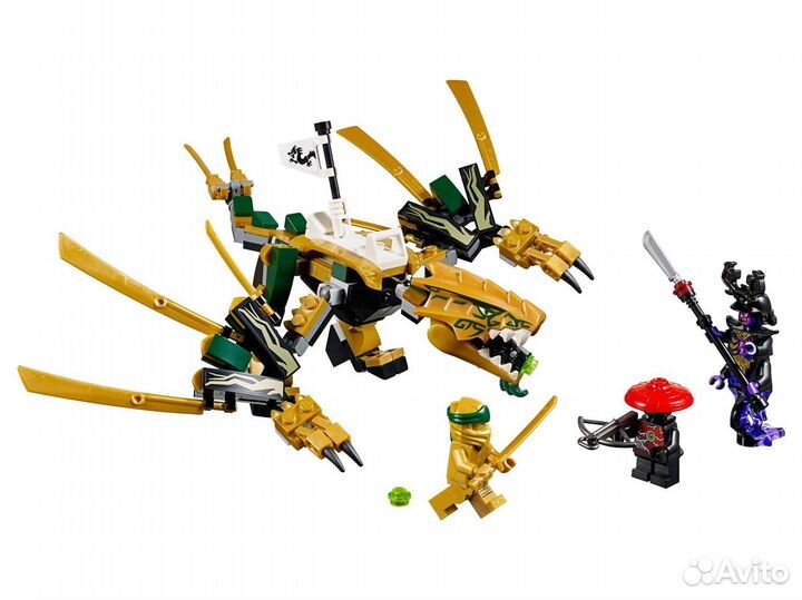 Lego ninjago 70666 Золотой Дракон