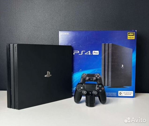 Sony PS4 Pro 1TB PlayStation 4 Pro + 40 Топ Игр