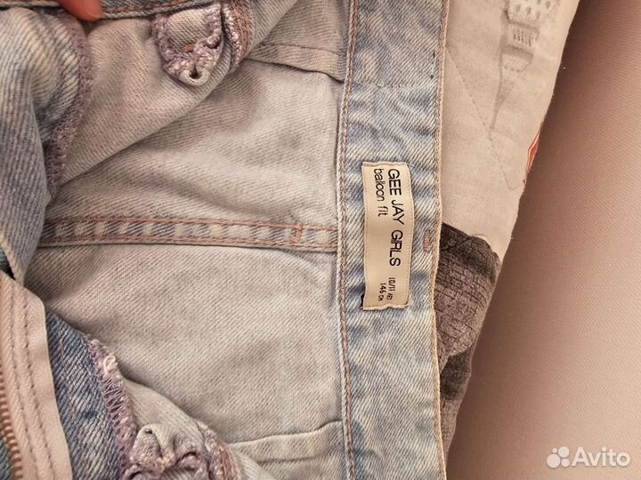 Джинсовые вещи на девочку 146