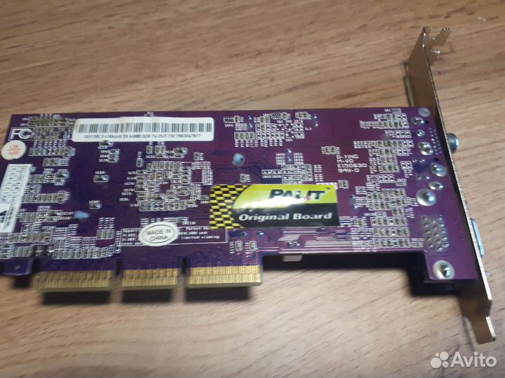 Видеокарта geforcemx 440 8 x 64mb разъём AGP