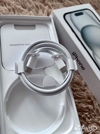 Кабель Type-C USB-C для iPhone 15 и 16 Оригинал