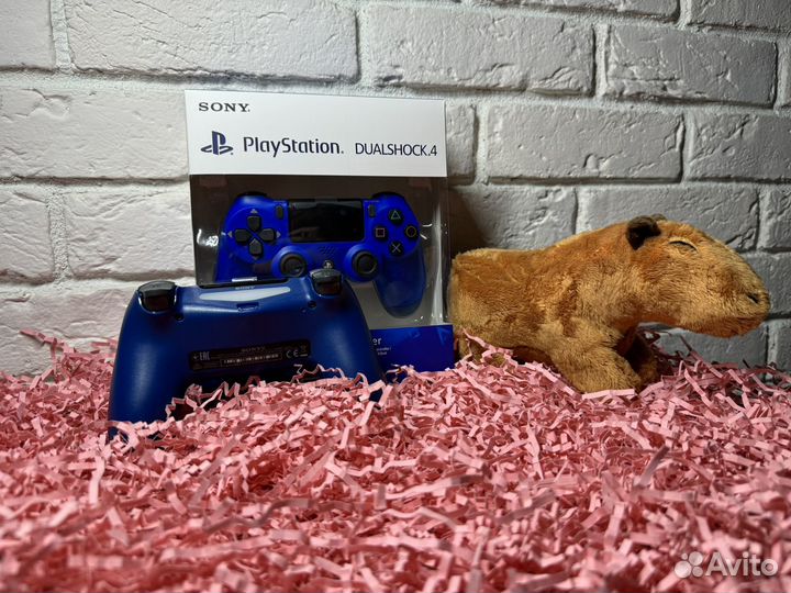 Джойстик dualshock 4 на ps4 синий