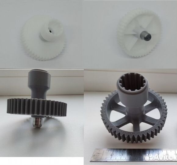 Изготовление шестерен, 3Д печать/ 3Д Моделирование