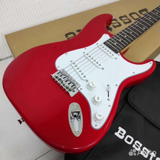 Электрогитара новая Stratocaster с чехлом