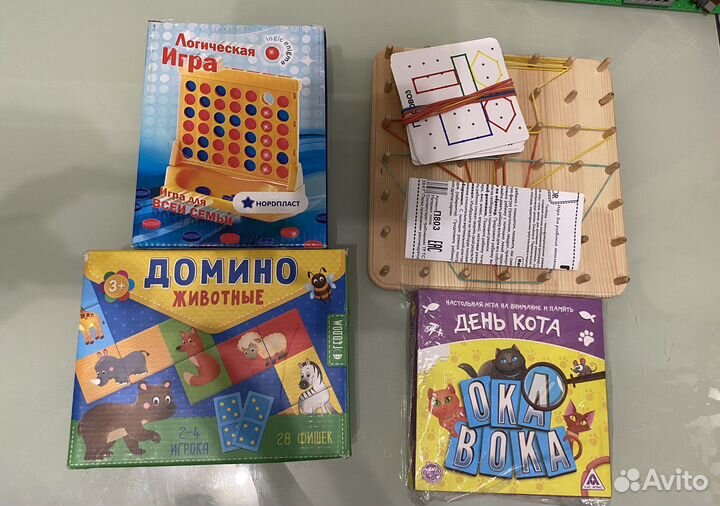 Развивающие настольные игры для детей от 3 лет