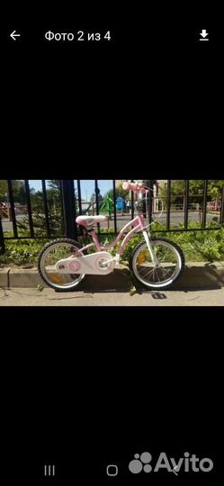 Велосипед для девочки на 5-7 лет. 12 радиус