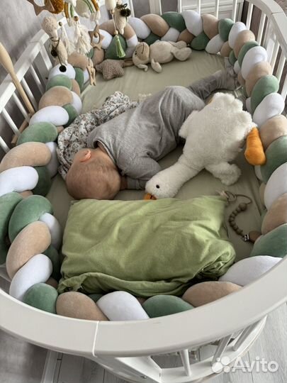 Борт коса на овольную кроватку