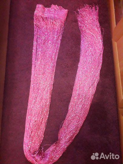 Кисея нитяная штора