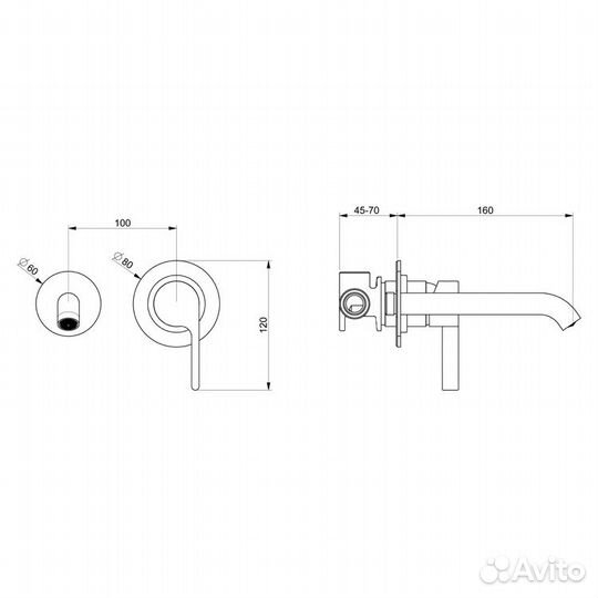 Смеситель для раковины Webert DoReMi DR830606345