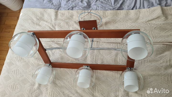 Люстра потолочная 6 ламп