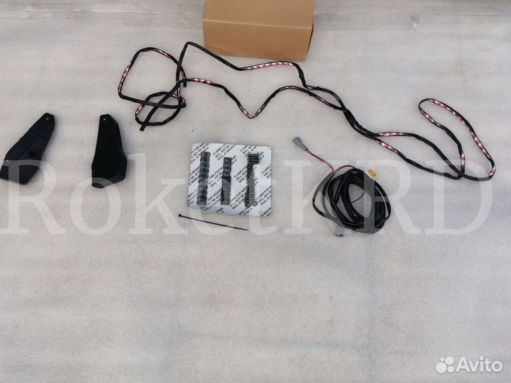 Губа Toyota Land Cruiser 200 12-15г LED в Наличии