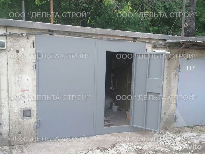 Ворота распашные двустворчатые 2040х2540мм