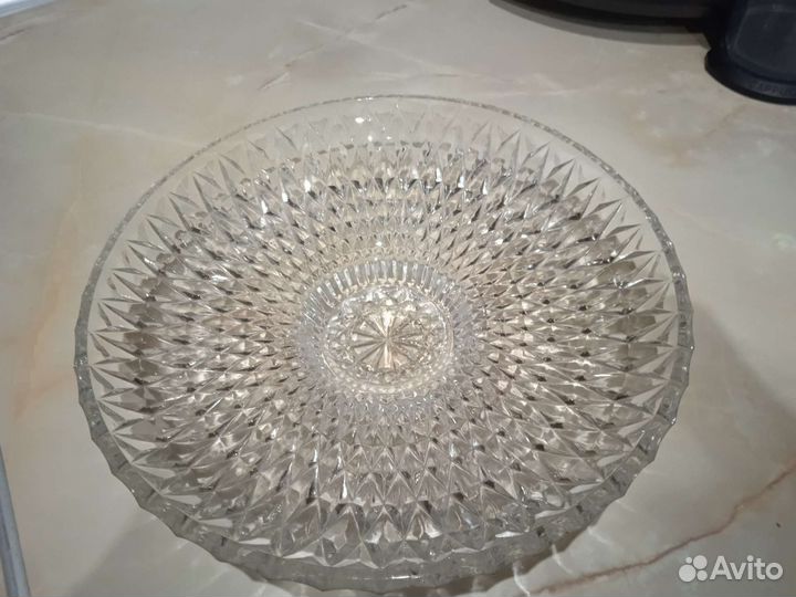 Блюдо хрусталь для фруктов