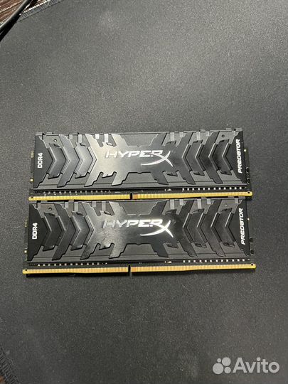Оперативная память HyperX predator DDR4 (8gb x 2)