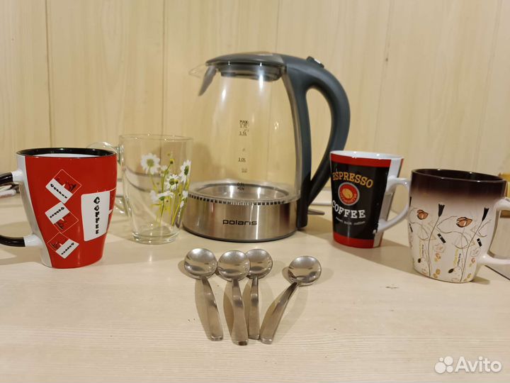 Чайник электрический polaris пакетом