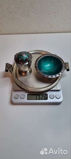 Серебряный набор для специй