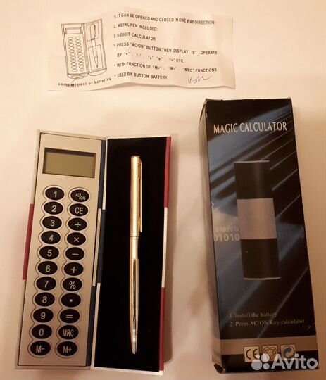 Калькулятор Magic Box с ручкой