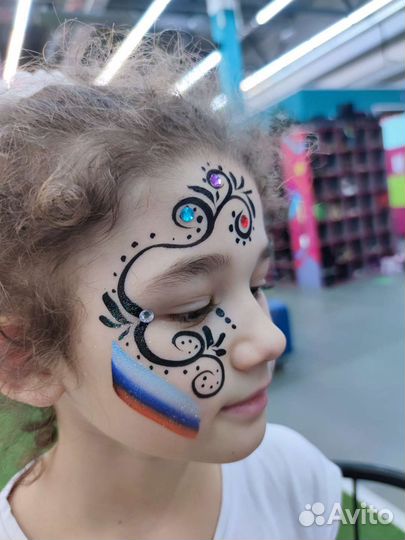 Аквагрим, Блеск-тату