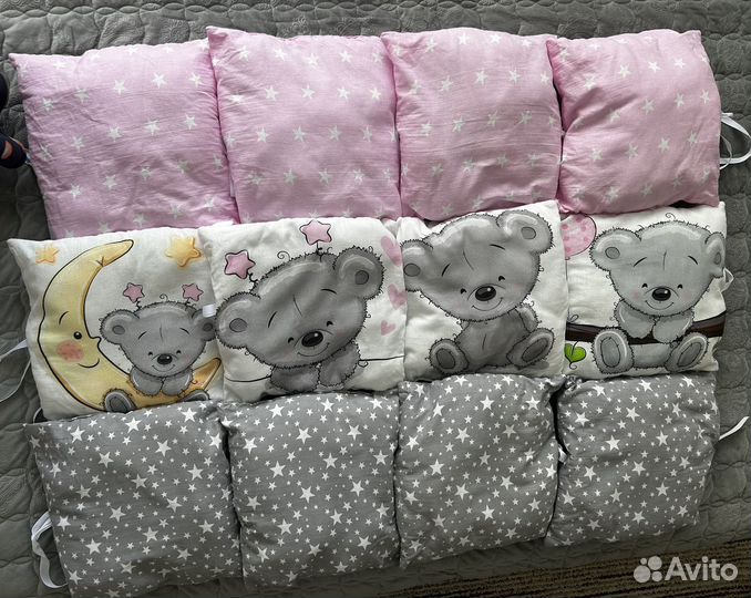 Бортики в кроватку