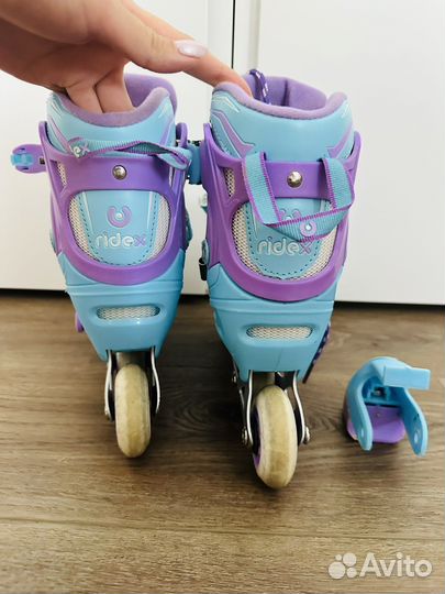 Ролики ridex 30-33 защита шлем