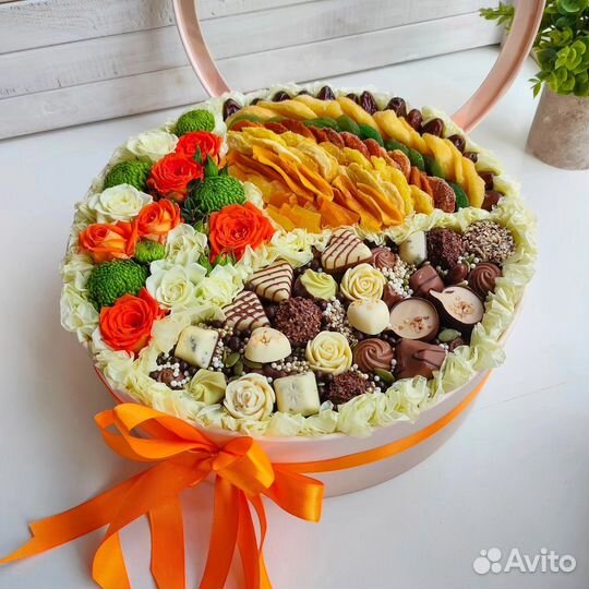 Съедобные букеты из сухофруктов