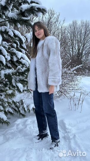 Шуба из песца