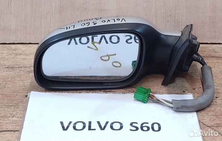 Зеркало Lh с подсветкой 13 пин Volvo S60, до рест