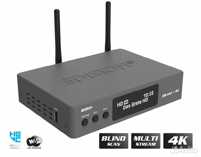 Спутниковый ресивер Edision OS MIO+ 4K