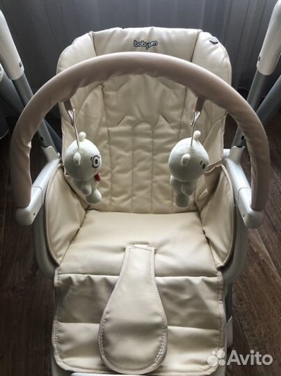 Стульчик-качели 2в1 для кормления