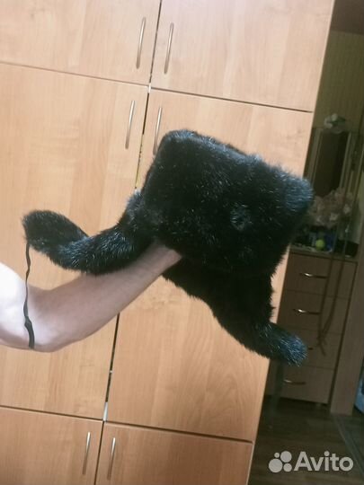 Шапка ушанка мужская меховая