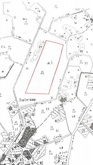 Участок 10,5 га (ИЖС)