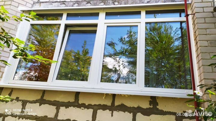 Окна пвх на лоджию с отсечкой