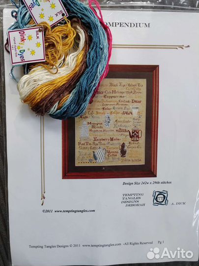 Набор для вышивания крестом Tempting tangles