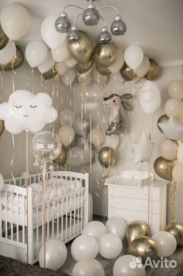 Гелиевые шары на день рождения, выписку