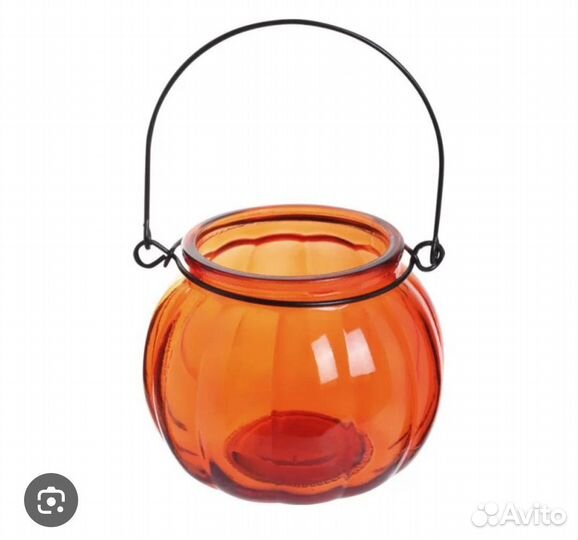 Подсвечник Гирлянда Свеча тыква желуди