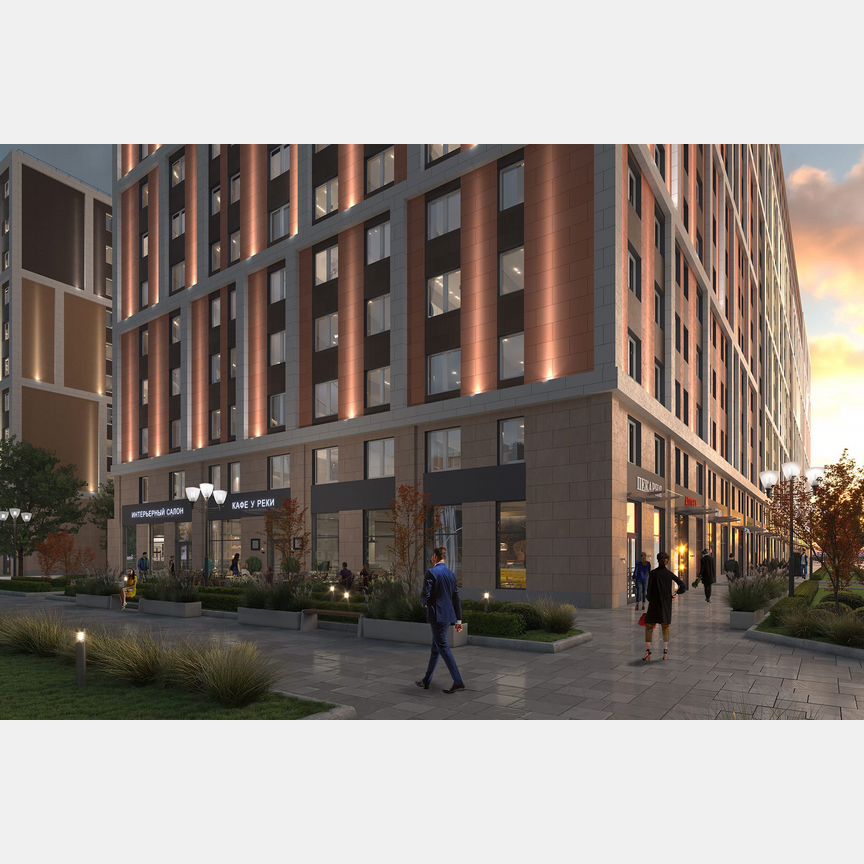 2-к. апартаменты, 55,3 м², 5/11 эт.