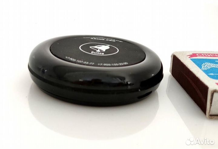 Кнопка вызова официанта, помощи инвалиду черная