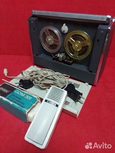 Катушечный магнитофон grundig