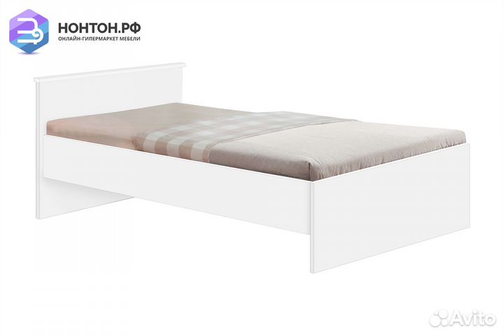Кровать односпальная Мелисса белая