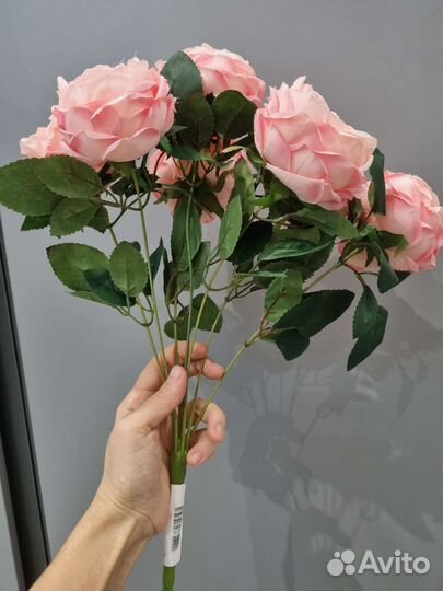 Искусственные розы пионовидные