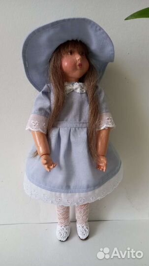 Кукла из папье маше, интерьерная, ручной работы