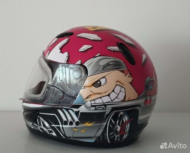 Шлем с визором детский для юных райдеров