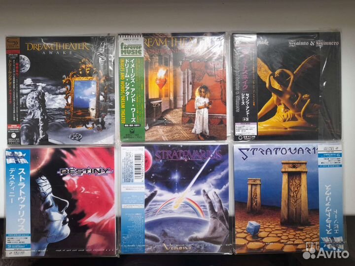 Фирменные японские CD культовых исполнителей