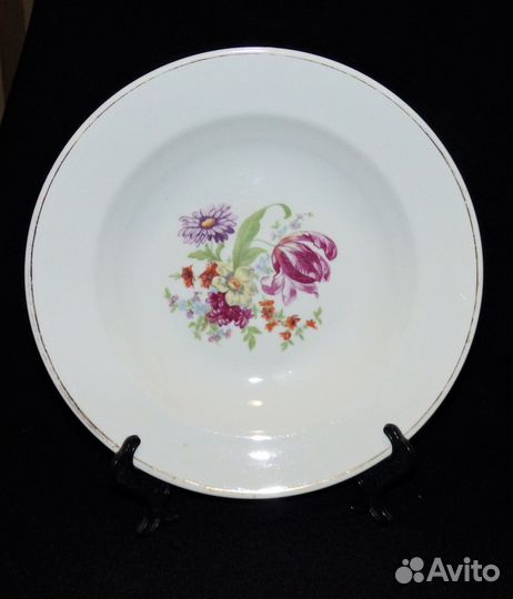 Фарфоровые тарелки фз Пролетарий СССР 60-е Винтаж