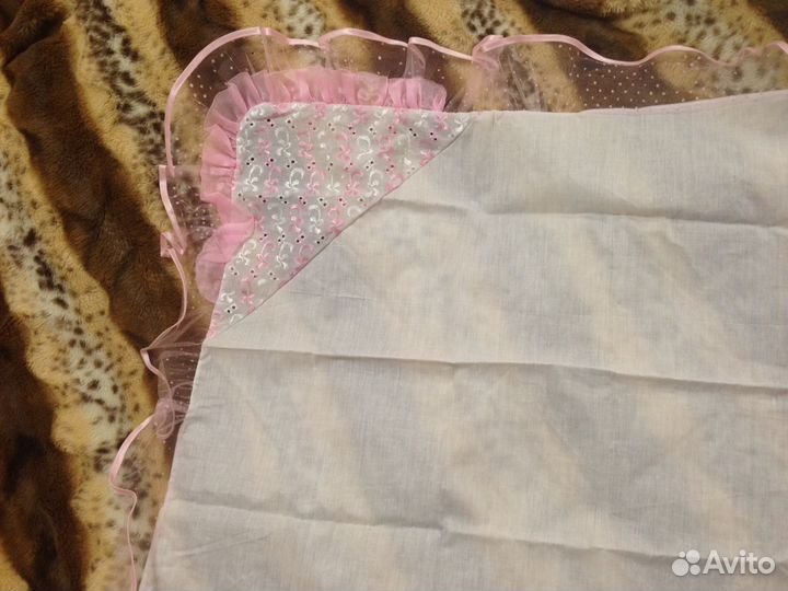 Конверт + пелёнка+ подушка + 2 ленты