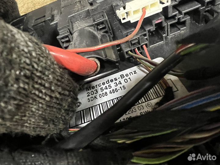 Блок SAM задний Mercedes Benz W203