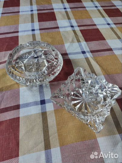 Хрустальная пепельница