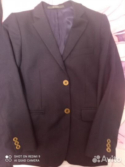 Костюм школьный 140 и 146 синий