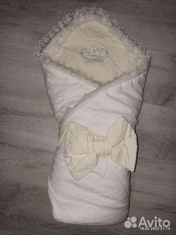 Конверт одеяло на выписку зимнее