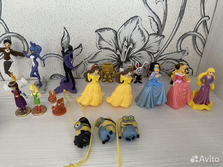 Киндеры принцессы, натунс, маша и медведь